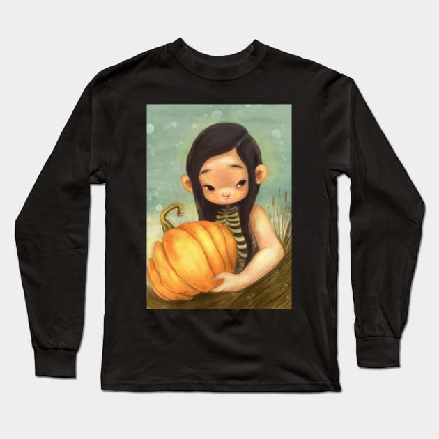 Pumpkin Long Sleeve T-Shirt by selvagemqt